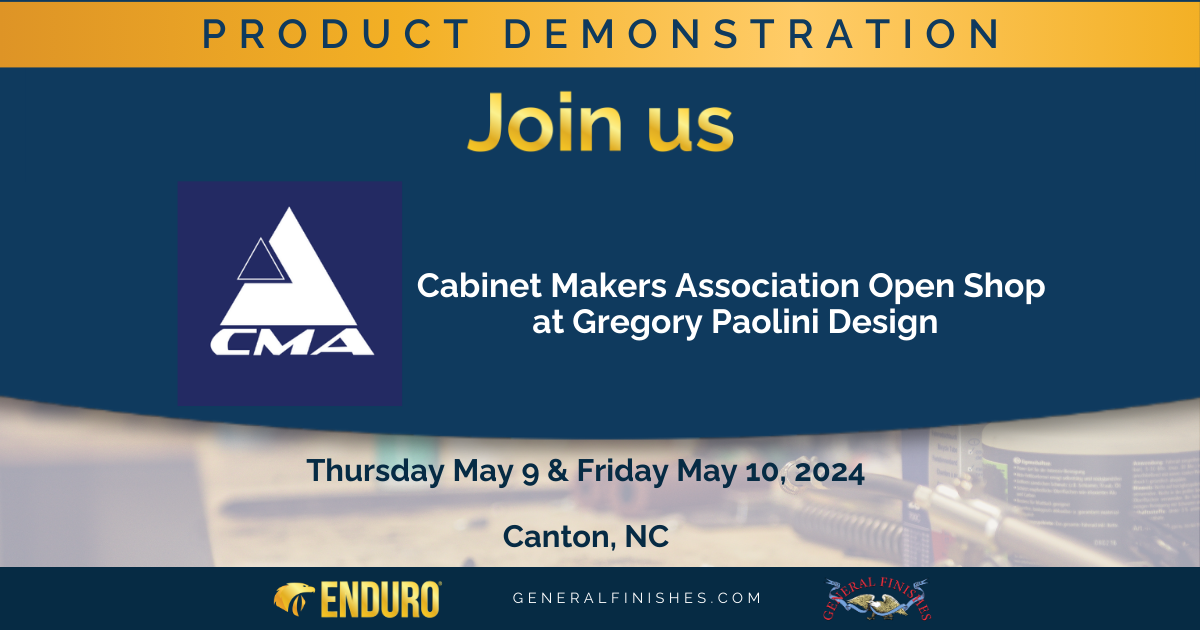 Makers Association Open Shop General Finishes University