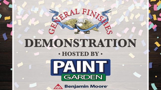 General Finishes Product Demo at Paint Garden Pro Show in Temecula, CA May 20, 2023