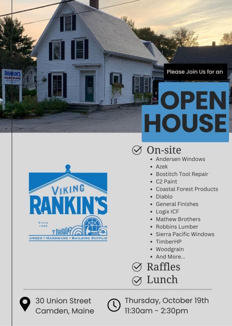 Viking Rankin's - Camden Open House with GF Product Demos