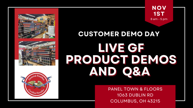 General Finishes Panel Town Customer Demo Day in Columbus, OH