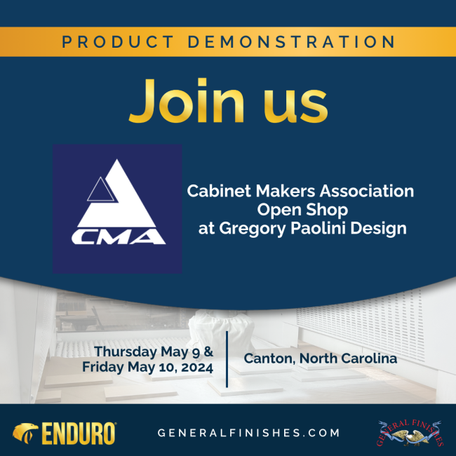 Cabinet Makers Association Open Shop May 9 - May 10, 2024