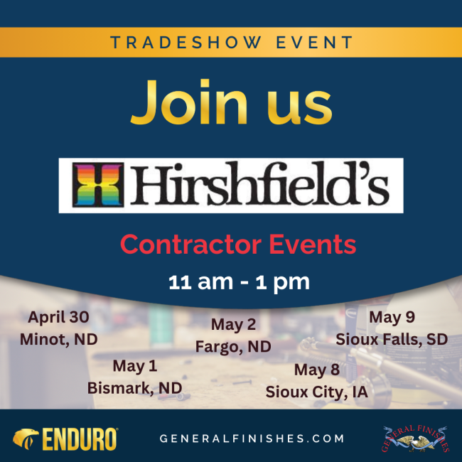 Hirshfield's Contractor Event in Bismark, ND on May 1, 2024