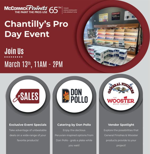 Pro Day at McCormick Paints - Chantilly